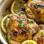 Slow Cooker Lemon Garlic Chicken