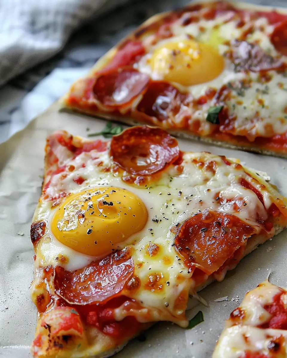 Pizza Eggs: Easy Recipe with Turkey Bacon and Chicken Ham