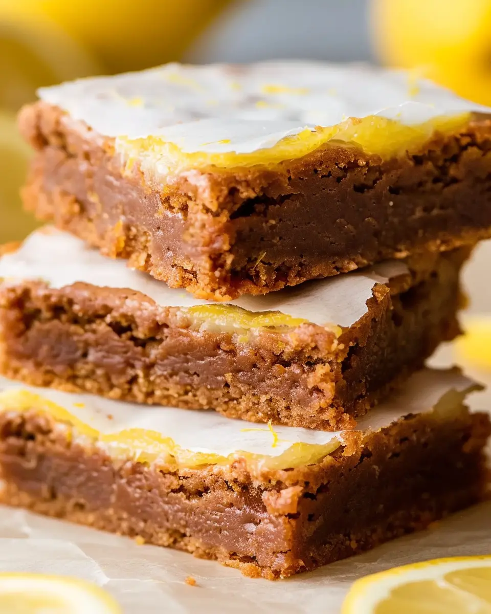 Easy Lemon Brownies Recipe: Zesty Treats That Brighten Your Day